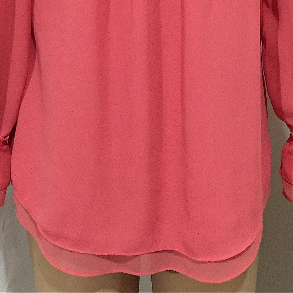 White House Black Market Smocked Ruffle Top - Picture 10 of 16